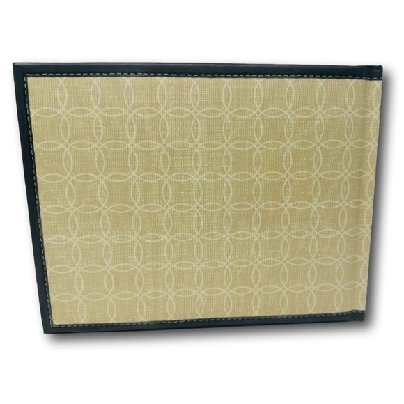 Hallmark Guest Book Multi Occasion Tan with Black Open House Party Memorial Vaca - Picture 6 of 6